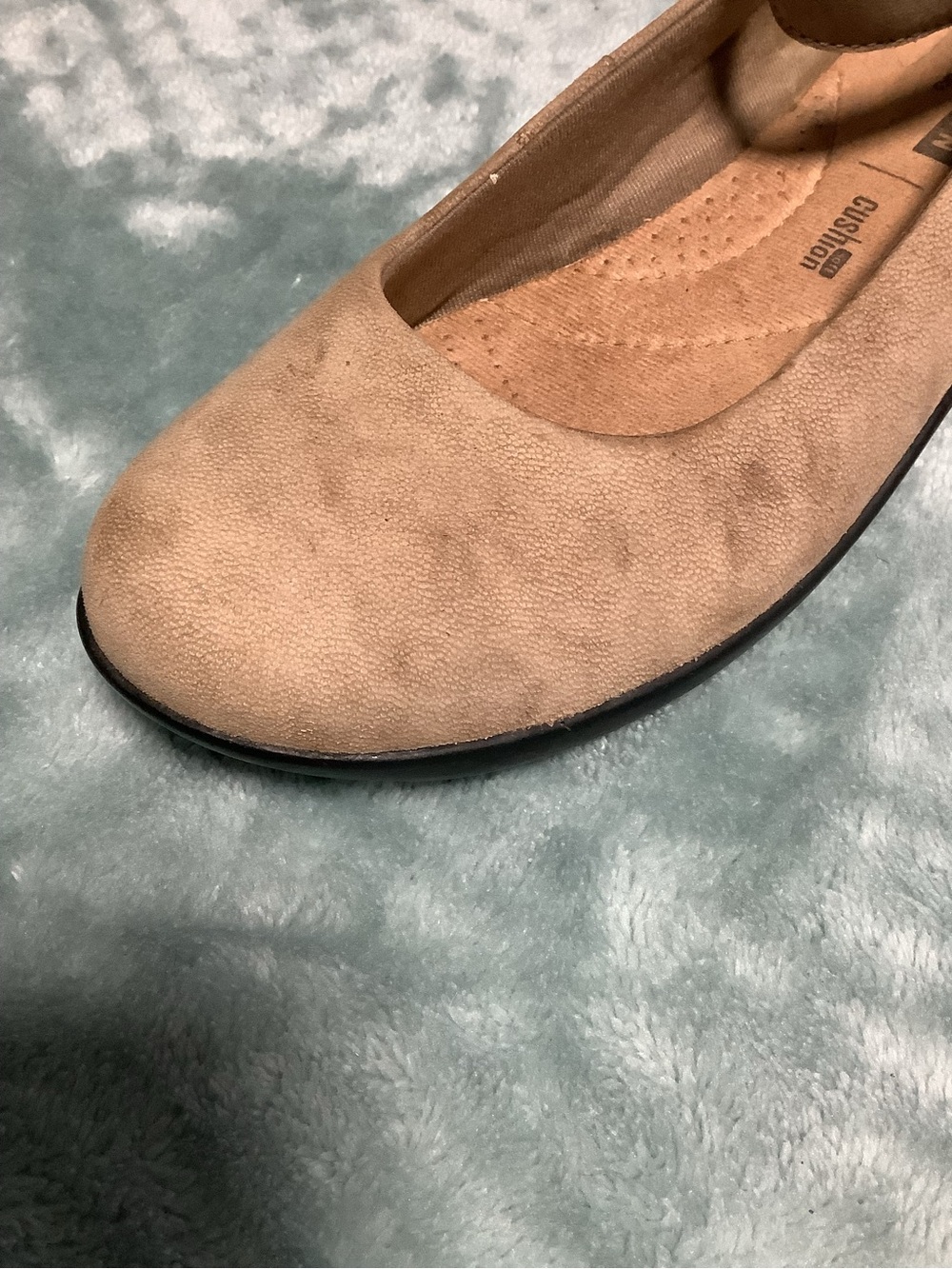 Clarks Medor Nina Tan Ballet Flat/Mary Jane with Ankle Strap Comfort Sz 7 - Picture 5 of 10